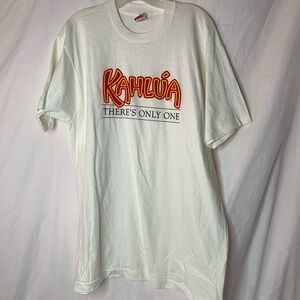 vintage Fruit of the Loom Kahlua T-shirt There’s Only One 1990’s single stitch